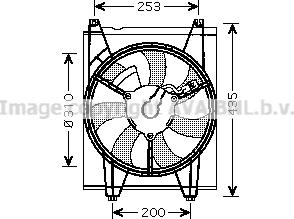 Prasco KA7513 - Вентилятор, охлаждение двигателя autosila-amz.com