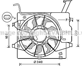 Prasco KA7538 - Вентилятор, охлаждение двигателя autosila-amz.com