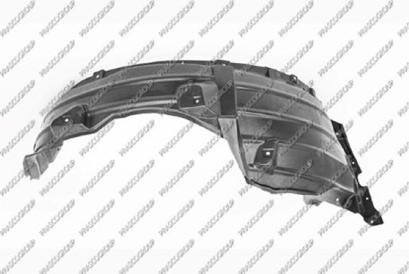 Prasco MB7053604 - Подкрылок, внутренняя часть крыла autosila-amz.com