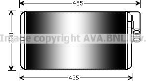 Prasco ME6231 - Теплообменник, отопление салона autosila-amz.com