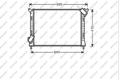 Prasco MN304R004 - Радиатор, охлаждение двигателя autosila-amz.com