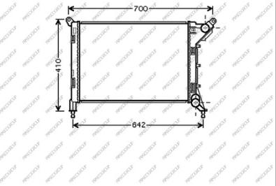 Prasco MN304R003 - Радиатор, охлаждение двигателя autosila-amz.com