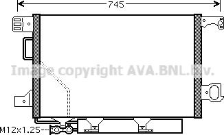 Prasco MS5360D - Конденсатор кондиционера autosila-amz.com