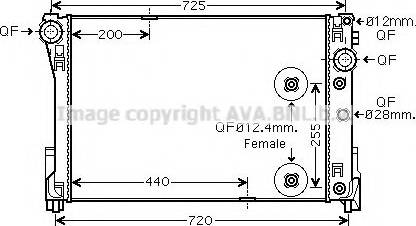 Prasco MS2546 - Радиатор, охлаждение двигателя autosila-amz.com