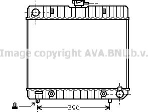 Prasco MS2043 - Радиатор, охлаждение двигателя autosila-amz.com