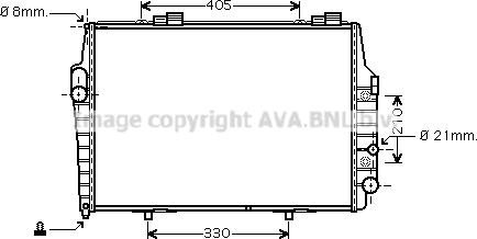 Prasco MS2321 - Радиатор, охлаждение двигателя autosila-amz.com