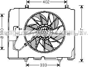 Prasco MS7502 - Вентилятор, охлаждение двигателя autosila-amz.com