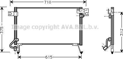 Prasco MT5144 - Конденсатор кондиционера autosila-amz.com