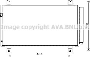 Prasco MT5258D - Конденсатор кондиционера autosila-amz.com