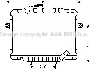 Prasco MT2063 - Радиатор, охлаждение двигателя autosila-amz.com