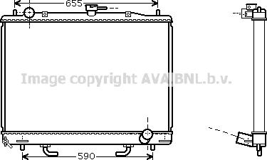 Prasco MT2163 - Радиатор, охлаждение двигателя autosila-amz.com