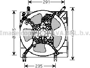 Prasco MT7508 - Вентилятор, охлаждение двигателя autosila-amz.com