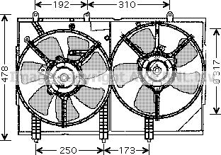 Prasco MT7523 - Вентилятор, охлаждение двигателя autosila-amz.com