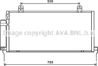 Prasco MTA5221D - Конденсатор кондиционера autosila-amz.com