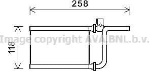 Prasco MTA6254 - Теплообменник, отопление салона autosila-amz.com