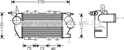 Prasco OL4270 - Интеркулер, теплообменник турбины autosila-amz.com