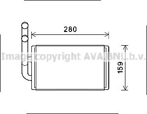 Prasco OL6570 - Теплообменник, отопление салона autosila-amz.com