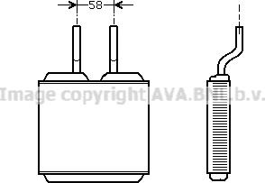 Prasco OL6197 - Теплообменник, отопление салона autosila-amz.com