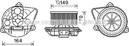 Prasco OL8623 - Электродвигатель, вентиляция салона autosila-amz.com