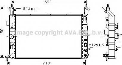 Prasco OL2431 - Радиатор, охлаждение двигателя autosila-amz.com