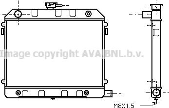 Prasco OL2131 - Радиатор, охлаждение двигателя autosila-amz.com