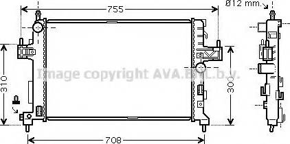 Prasco OL2380 - Радиатор, охлаждение двигателя autosila-amz.com