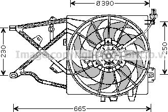 Prasco OL7505 - Вентилятор, охлаждение двигателя ! \OPEL VECTRA B 1.6 i (95>02), VECTRA B 1.6 i (95>03), VECTRA B 1. autosila-amz.com