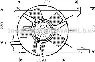 Prasco OL7502 - Вентилятор, охлаждение двигателя autosila-amz.com