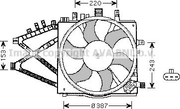 Prasco OL7521 - Вентилятор, охлаждение двигателя autosila-amz.com