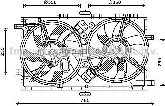 Prasco OL7658 - Вентилятор, охлаждение двигателя autosila-amz.com