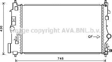 Prasco OLA2488 - Радиатор, охлаждение двигателя autosila-amz.com