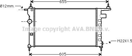 Prasco OLA2183 - Радиатор, охлаждение двигателя autosila-amz.com