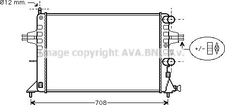 Prasco OLA2255 - Радиатор, охлаждение двигателя autosila-amz.com