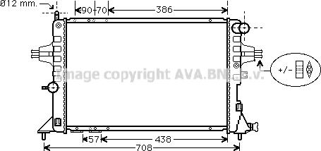 Prasco OLA2252 - Радиатор, охлаждение двигателя autosila-amz.com