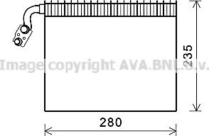 Prasco OLV600 - Испаритель, кондиционер autosila-amz.com