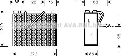 Prasco OLV301 - Испаритель, кондиционер autosila-amz.com