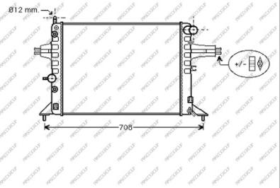 Prasco OP017R005 - Радиатор, охлаждение двигателя autosila-amz.com