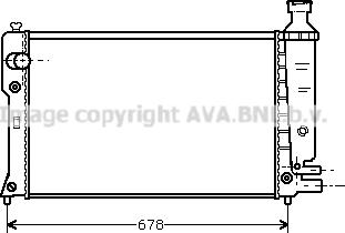 Prasco PE2152 - Радиатор, охлаждение двигателя autosila-amz.com