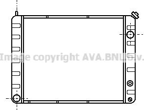 Prasco PE2104 - Радиатор, охлаждение двигателя autosila-amz.com