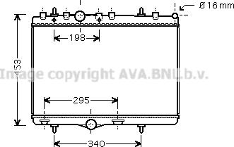 Prasco PE2290 - Радиатор, охлаждение двигателя autosila-amz.com