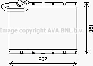 Prasco PEV405 - Испаритель, кондиционер autosila-amz.com