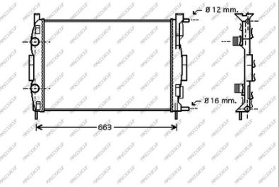 Prasco RN032R007 - Радиатор, охлаждение двигателя autosila-amz.com