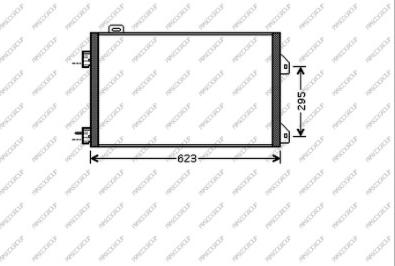 Prasco RN322C003 - Конденсатор кондиционера autosila-amz.com