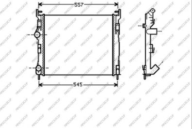 Prasco RN322R010 - Радиатор, охлаждение двигателя autosila-amz.com