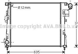 Prasco RT2427 - Радиатор, охлаждение двигателя autosila-amz.com