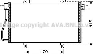 Prasco RTA5352 - Конденсатор кондиционера autosila-amz.com