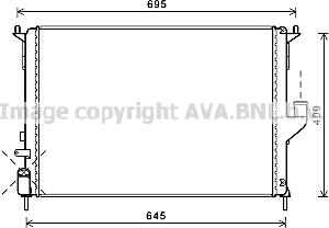 Prasco RTA2477 - Радиатор, охлаждение двигателя autosila-amz.com