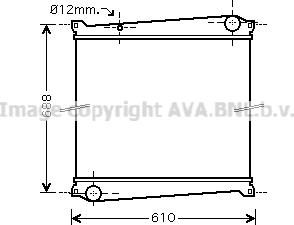 Prasco RTA2379 - Радиатор, охлаждение двигателя autosila-amz.com