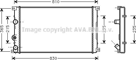 Prasco RTA2276 - Радиатор, охлаждение двигателя autosila-amz.com