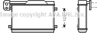 Prasco SB6013 - Теплообменник, отопление салона autosila-amz.com